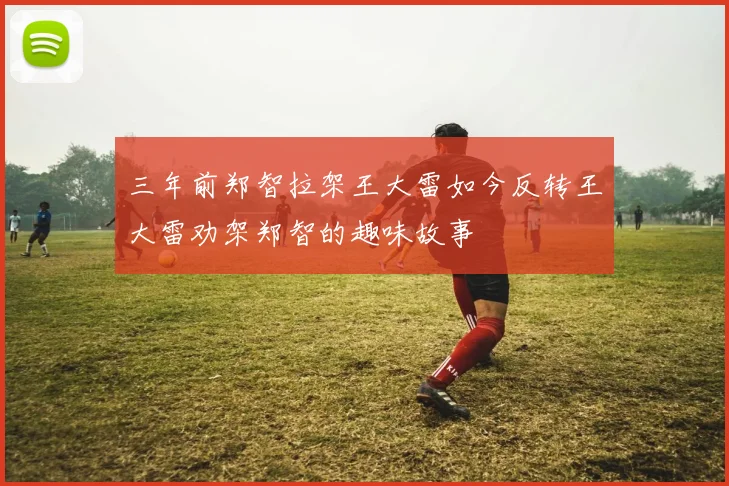 三年前郑智拉架王大雷如今反转王大雷劝架郑智的趣味故事